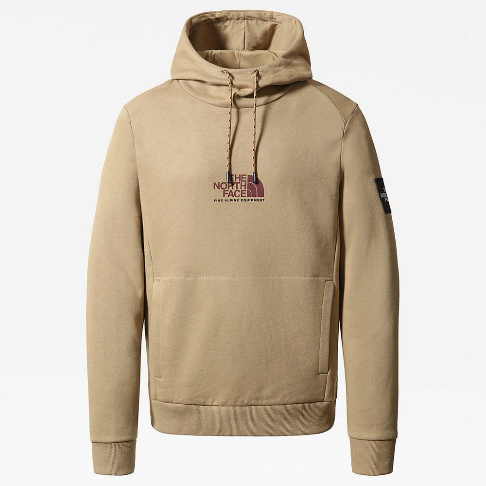 The North Face Fine Alpine Ανδρικα Φούτερ Hoodie - Χακί (OFID97853)
